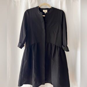 Tuckernuck black dress with sleeves size S